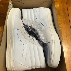 Vans SK8-HI White Mens 13 New
